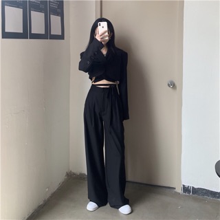 SET BỘ VEST QUẦN ỐNG SUÔNG NỮ ULZZANG