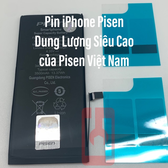 Pin iPhone Pisen Dung Lượng Siêu Cao của Pisen Việt Nam