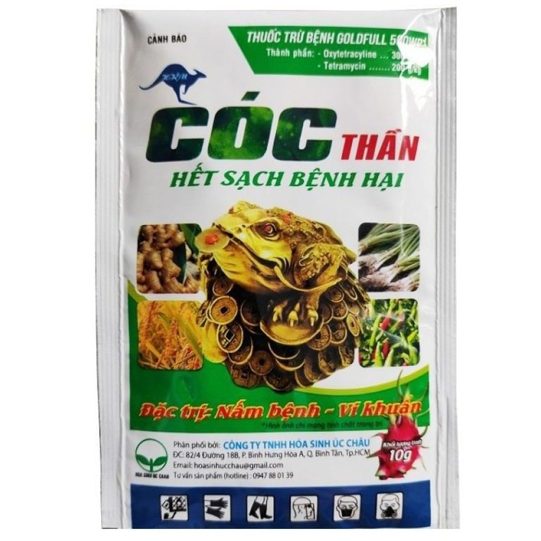 Thuốc Trừ Bệnh CÓC THẦN Đặc Trị Thối Nhũn - Nấm - Vi Khuẩn - 10g