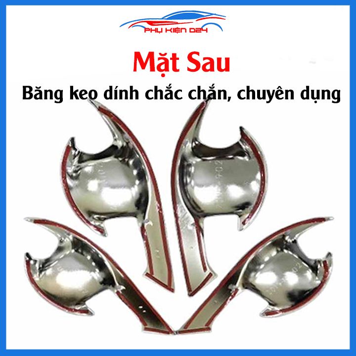 Ốp tay hõm mạ crom Kona 2018-2019-2020-2021-2022-2023 sáng bóng chống trầy bảo vệ cửa xe ô tô