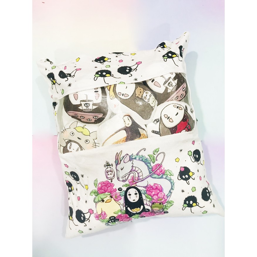 Gối gấu vô diện GMC18 gối mochi bông size to 35 cm kèm gấu nhỏ bên trong gấu dễ thương