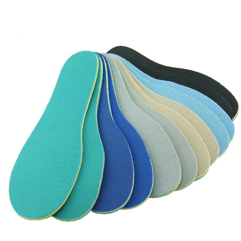 Miếng Lót Giày Thể Thao Thoáng Khí Thấm Hút Mồ Hôi Co Giãn Tốt Cho Nam Và Nữ