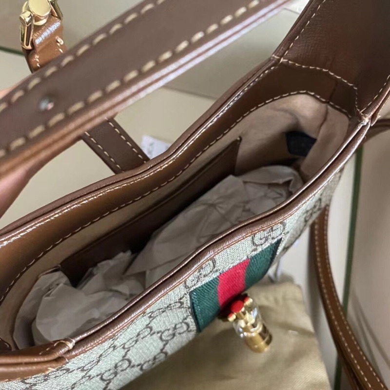 Túi xách Gúcci Jackie hàng super vip chất da thật sz 19
