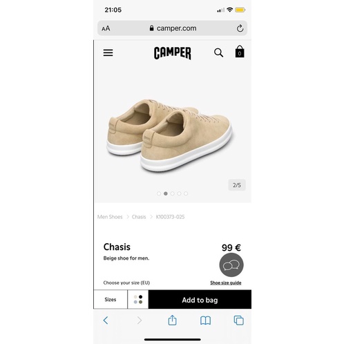 Giày Camper Chasis chính hãng