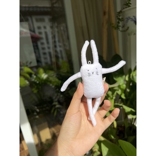 Móc khóa Thỏ Ngọc không cổ dễ thương - Gấu Bông Đình May