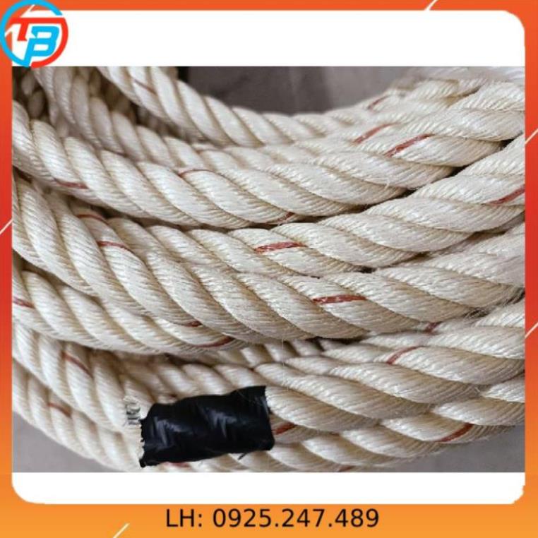 Dây thừng Thái PP chịu lực cao [ Phi 18 mm ] CÁP THÉP Thái Bình VinàN