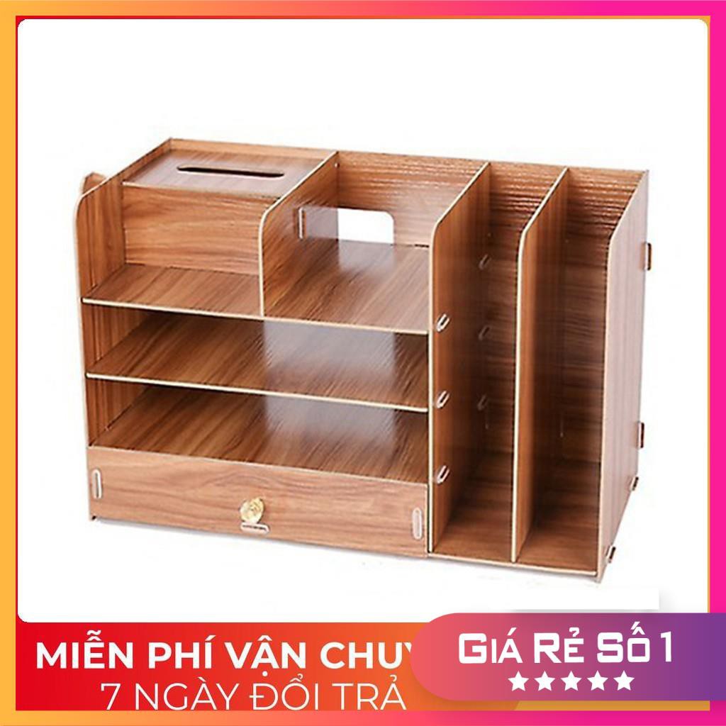 Kệ Hồ Sơ Để Đồ 𝗙𝗥𝗘𝗘 𝗦𝗛𝗜𝗣 và tài liệu để bàn văn phòng chất liệu gỗ MDF Tiện lợi nhiều màu sắc bắt mắt Đẹp