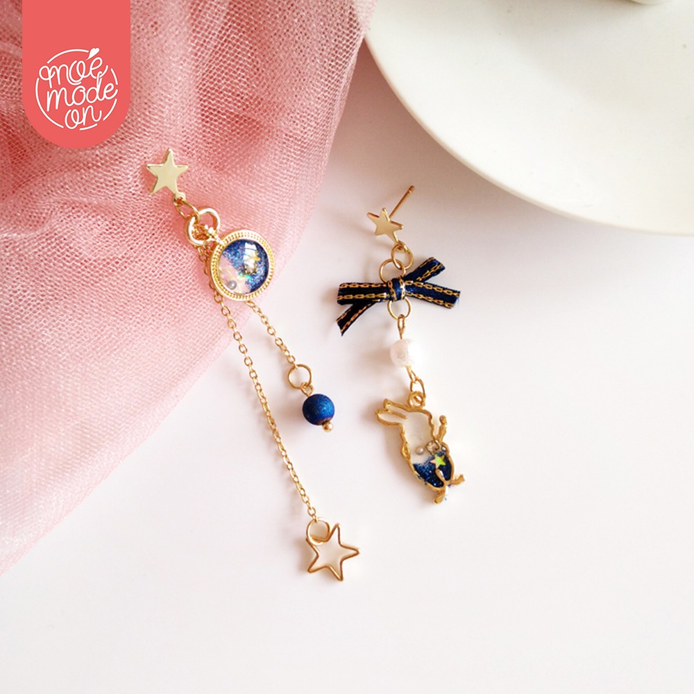 Hoa tai thỏ xanh Alice
