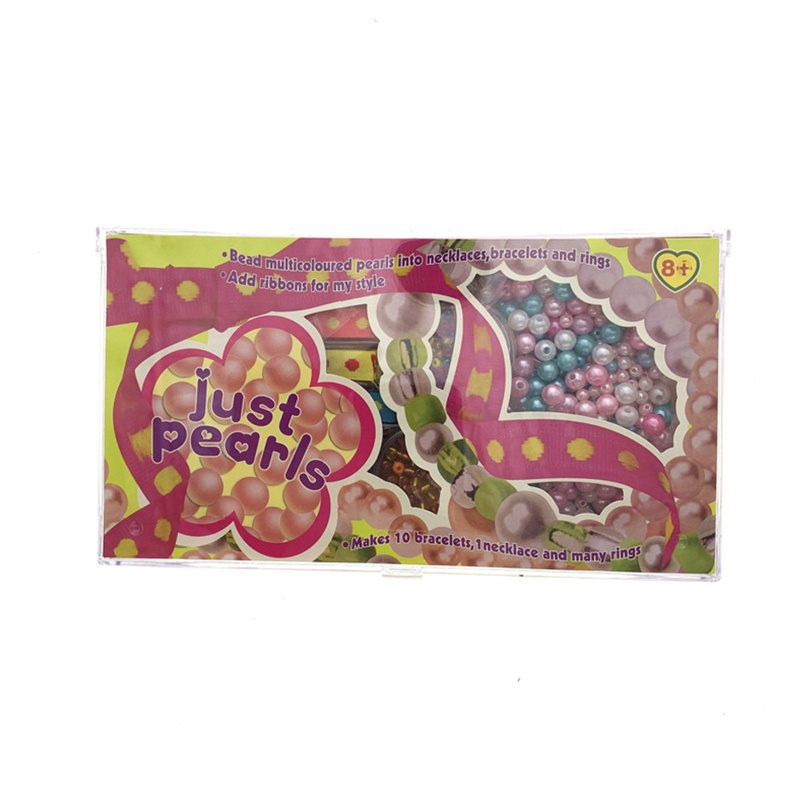 Bộ Hộp Làm Trang Sức Gồm Vòng cổ Và Vòng Tay Xỏ Hạt Diy Thích Hợp Cho Thanh Thiếu Niên 6-18 Tuổi