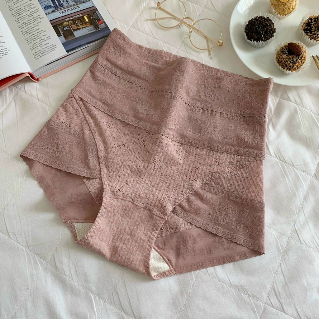 Quần lót cạp cao thun xốp Big Size cạp cao gen bụng, thun mềm mịn, thoải mái