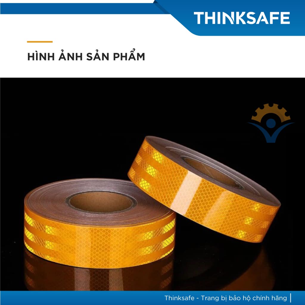 Băng keo phản quang thương hiệu 3M 983 màu vàng cấu trúc kim cương siêu sáng bền màu, dán ô tô, xe máy, cảnh báo an toàn