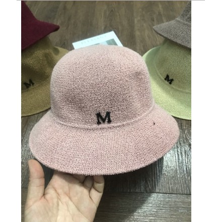 Mũ Cói Chữ M Nữ Phong Cách Hàn Quốc cực đẹp.