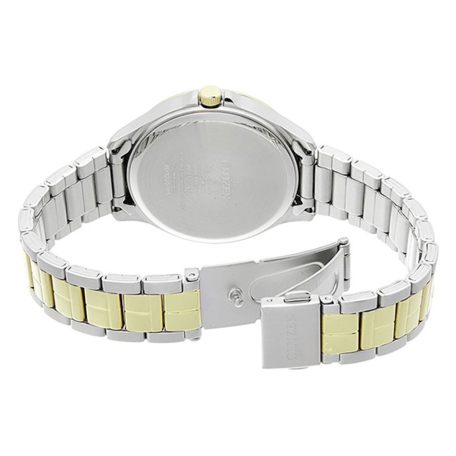 Đồng Hồ Nữ Citizen Đính Đá Swarovski Dây Thép Không Gỉ ED8144-56D - Mặt Xà Cừ