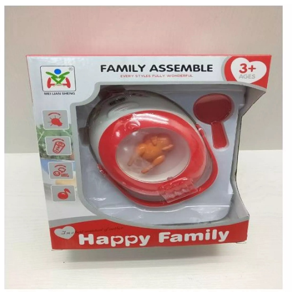 [Mã BMBAU50 giảm 7% tối đa 50K đơn 99K] Đồ chơi nhập vai tiNiToy Toys nồi cơm điện - Happy family LS820K32