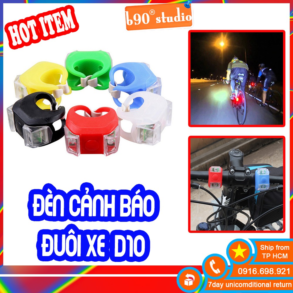 🔥 GIÁ SỈ 🔥 Đèn Led sau xe đạp Đèn Điều Hướng chất liệu silicon đèn cảnh báo D10