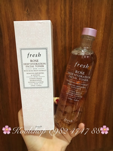 🌸Nước Hoa Hồng Fresh Rose Deep Hydration Facial Toner