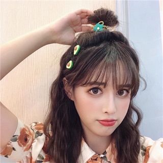 Kẹp Tóc / Buộc tóc Trái Bơ Và Hoa Dễ Thương Hot Trend Ulzzang- dcpxtrangphamsg