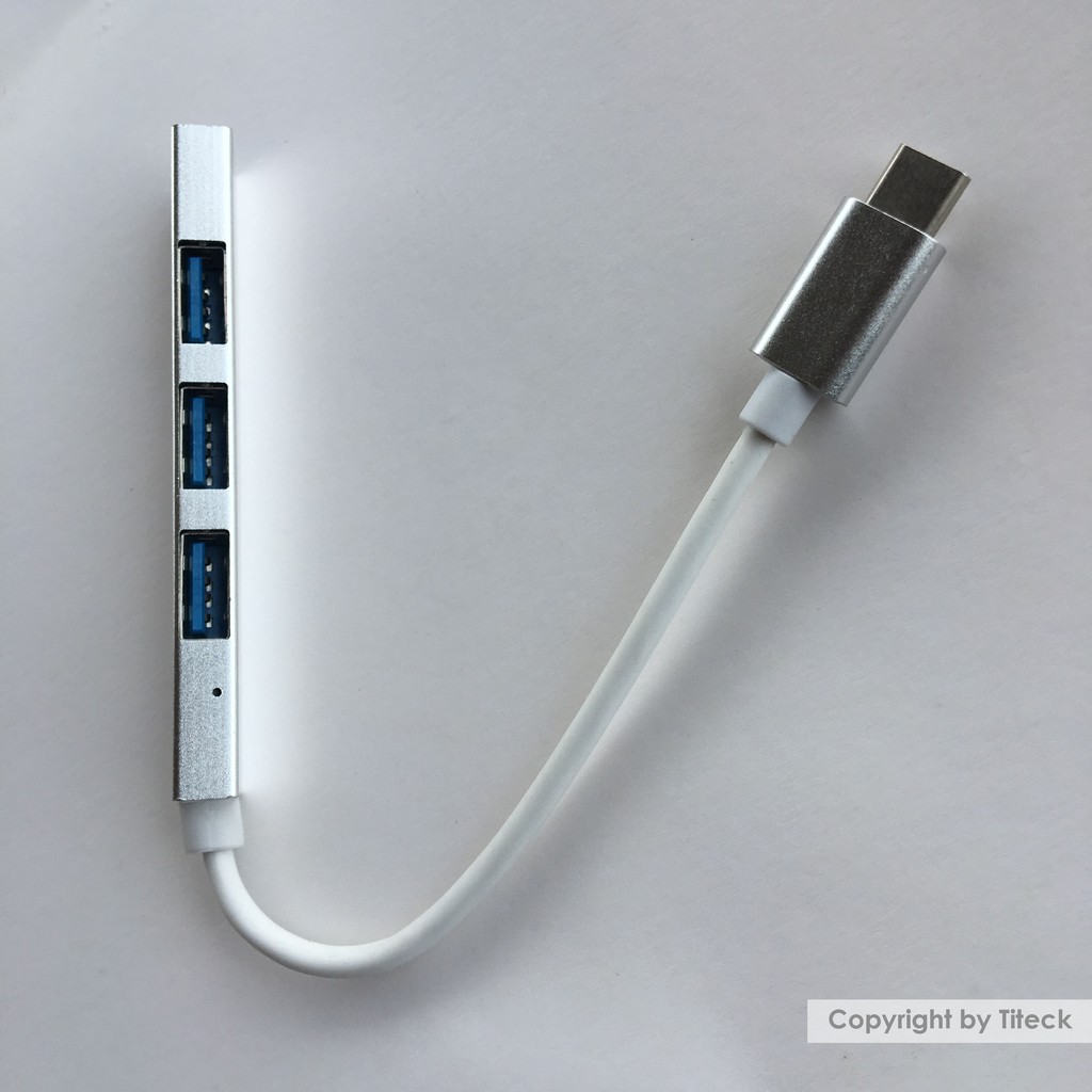 HUB USB Type c to 4 Port USB 3.0 - Cáp chuyển Type C ra 4 cổng USB