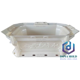 Khuôn Đúc Chậu Cảnh ABS Chữ Nhật Vát Góc Dài 45 -Rộng 33 - Cao 20 cm