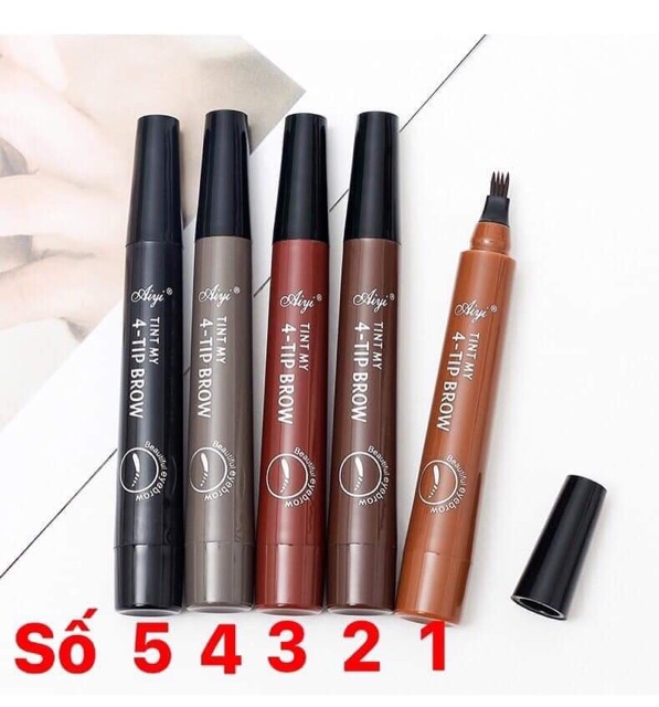 🔻Bút Kẻ Chân Mày Phẩy Sợi  Tint My 4 - Tip Brow | BigBuy360 - bigbuy360.vn