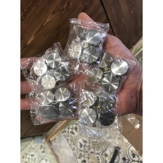 Bộ 4 Vít Chụp INOX - Bộ 4 vít + nắp chụp inox che đầu vít đường kính 15mm và 19mm gắn Biển Số Nhà, Biển Công Ty TP