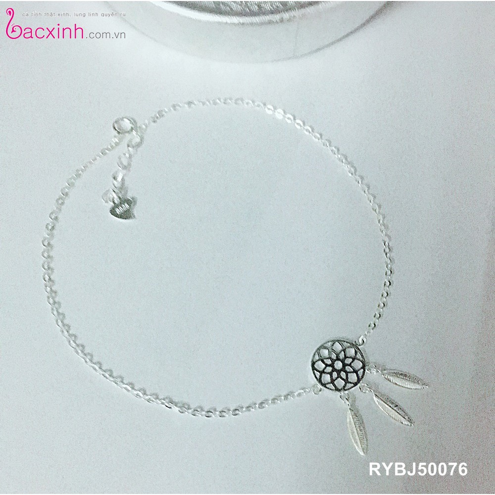 Lắc chân bạc Ý 925 Bạc xinh Huệ Ngân - Vòng bắt giấc mơ Dream catcher RYBJ50076 | BigBuy360 - bigbuy360.vn