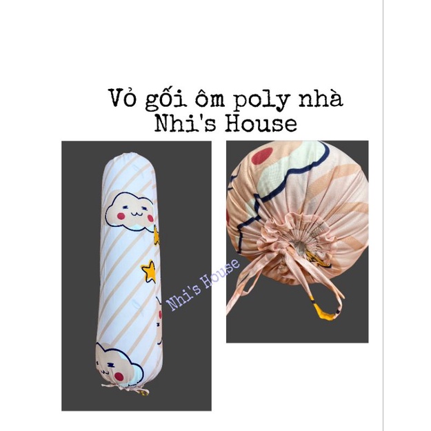 Vỏ gối ôm cotton poly kích thước 35x100 nhiều mẫu mã đẹp