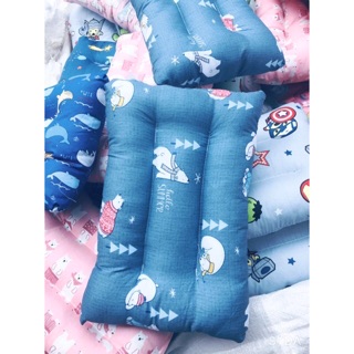 Gối cotton massage 3 rãnh cho bé