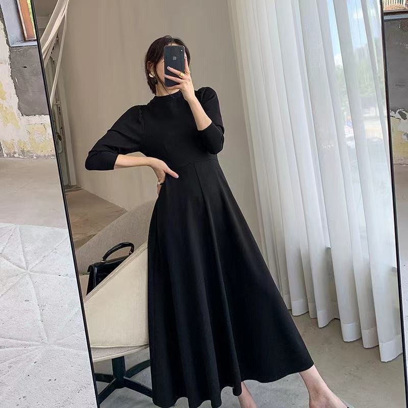 đầm đen đầm dài đầm bầu công sở váy sang chảnh tiểu thư đầm vintage đầm bigsize nữ đầm đi tiệc váy tiểu thư sang chảnh váy nữ xinh