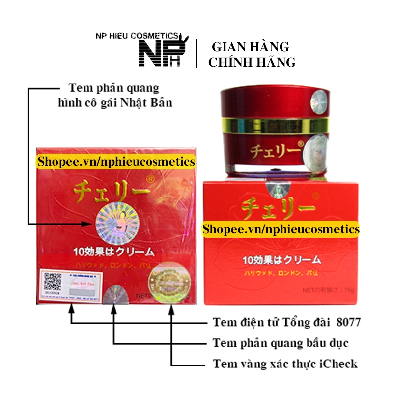 Kem hoa anh đào 10 tác dụng