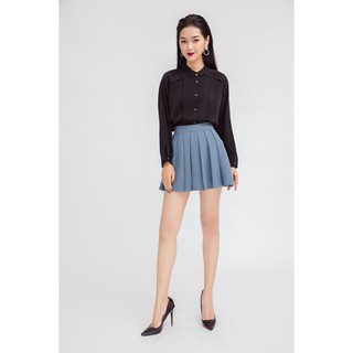 Áo sơ mi dài tay xếp ly thân - 20Again