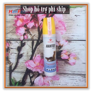 Hỗ trợ Ship-  -HANTOX dạng xịt 300ml -  trị ve, ghẻ, chấy, rận, bọ chét trên chó mèo - hanpet 310b