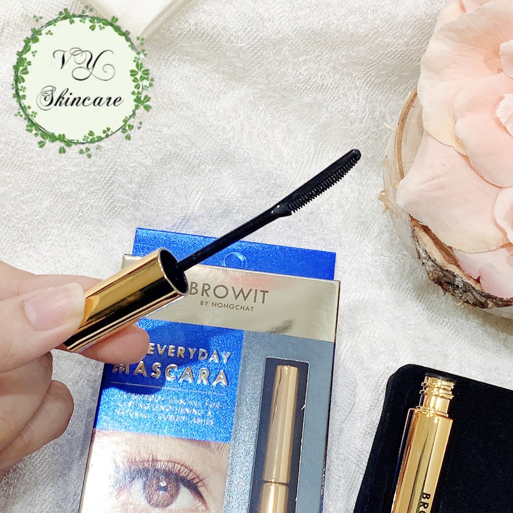 Mascara Browit Nongchat Thái Làm Dày Dài Mi Chuyên Dụng Cho Makeup