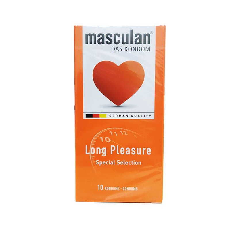 Bao cao suFreeshipMasculan Long Pleasure kéo dài thời gian hộp 10c