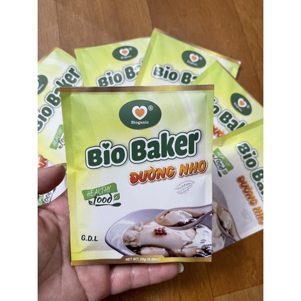 Đường nho Bio baker gói 25gr