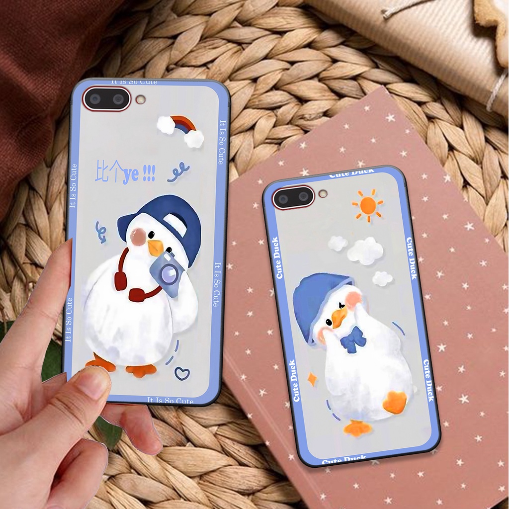 Ốp Oppo A3s / A1k bộ hình cute dễ thương gấu thỏ xinh xắn vẽ tay lạ mắt