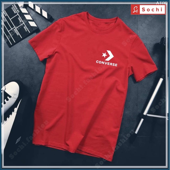 Áo thun nam đẹp chất phông cao cấp thời trang in hình thương hiệu ở ngực mã CZ52