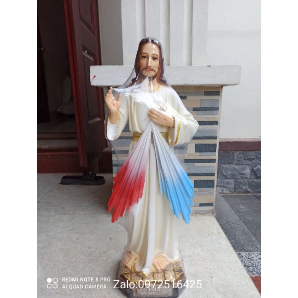 Tượng Lòng Chúa thương xót cao 40cm,50cm,60cm _Tượng Chúa Công Giáo