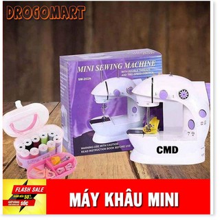 Máy khâu mini gia đình cầm tay tiện dụng Máy may CMD hỗ trợ may vá Bảo Hành 6 tháng
