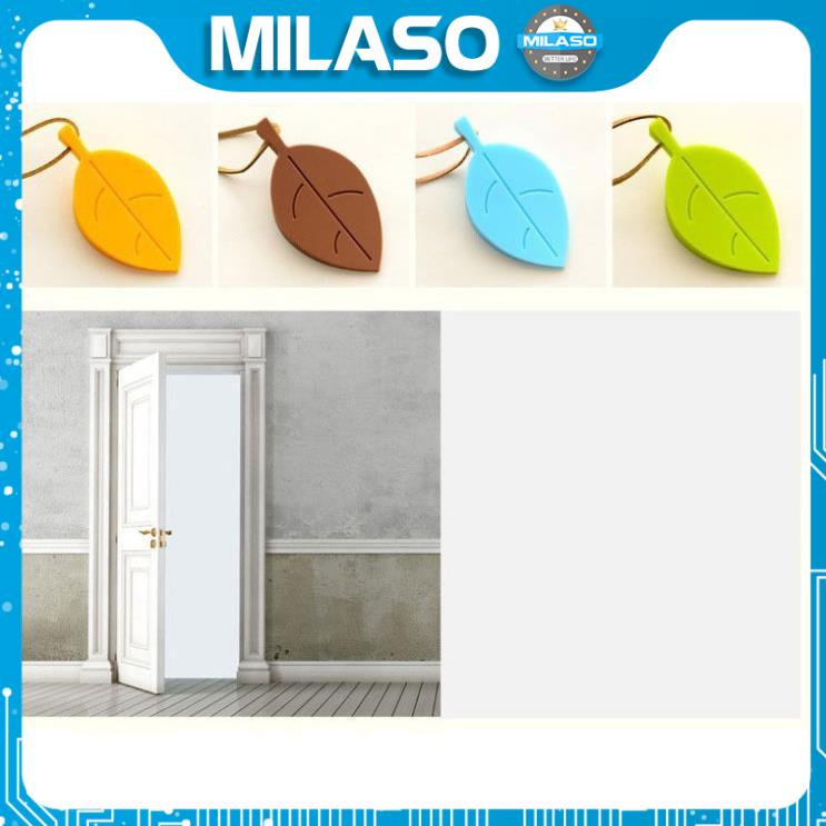 Miếng chặn khe cửa chống va đập MILASO chèn khe cửa ra vào cửa sổ chống ồn đa năng hình lá HG-001183