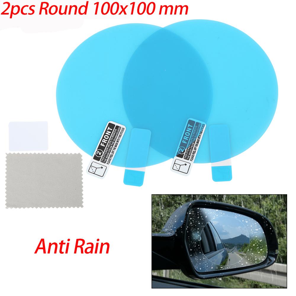 2 Miếng phim dán trong suốt bảo vệ gương chiếu hậu xe hơi chống nước chống sương mù đa năng tiện dụng