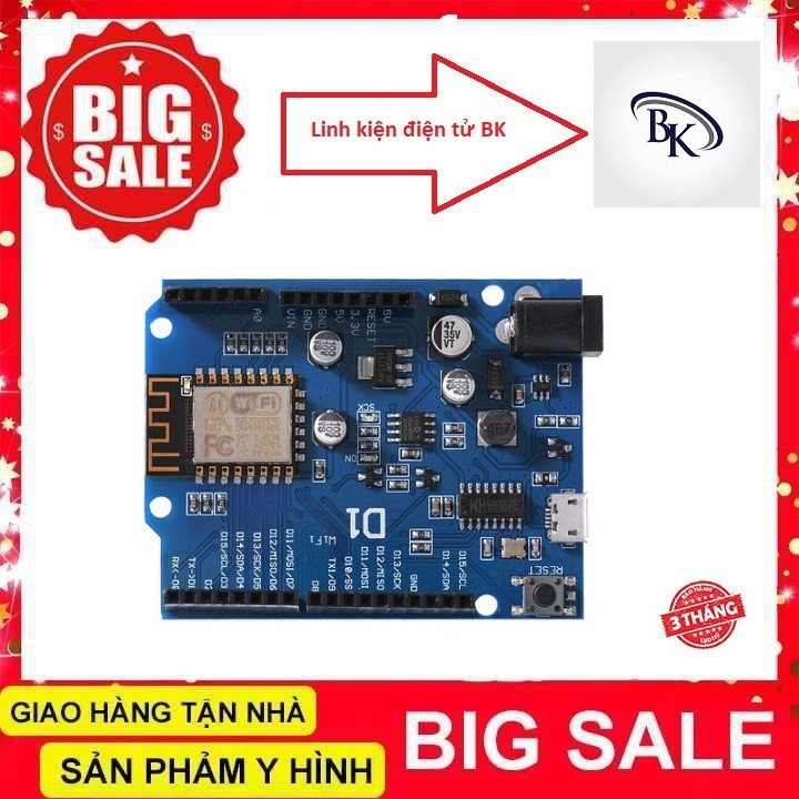 Mua Kít Arduino WiFi ESP8266 WeMos D1 online trên website Shop Cơ Khí ...