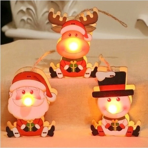Dây Đèn Led Hình Ông Già Noel Trang Trí Giáng Sinh