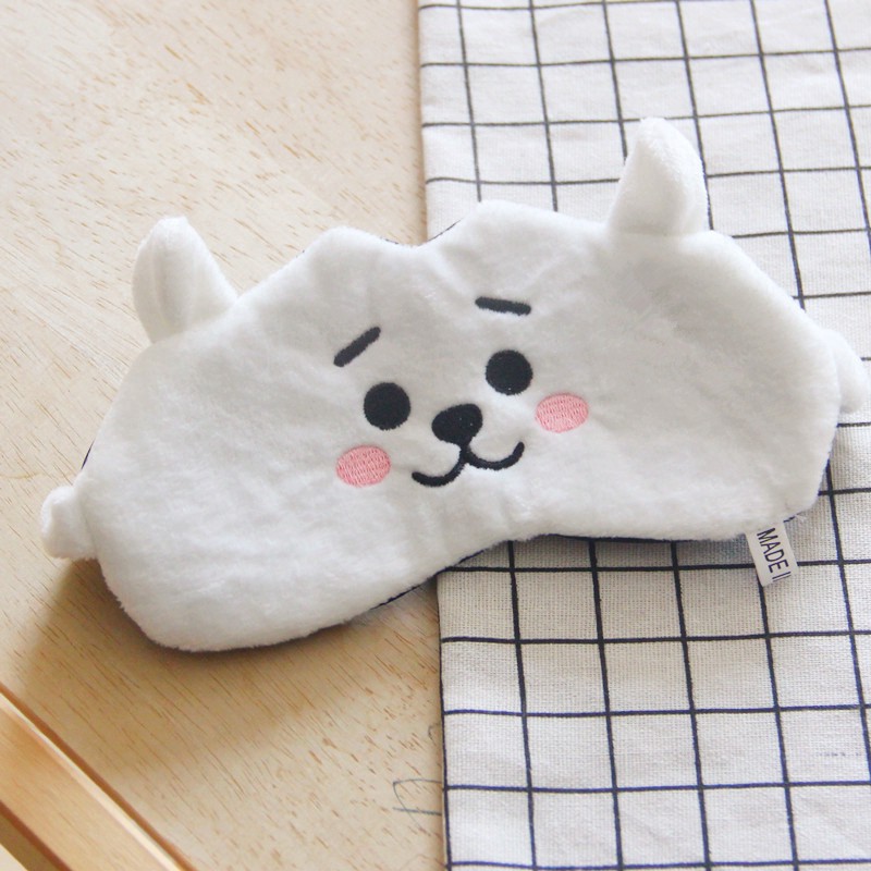Mặt Nạ Bịt Mắt Ngủ Thoáng Khí Họa Tiết bt21 BTS Bangtan Boys