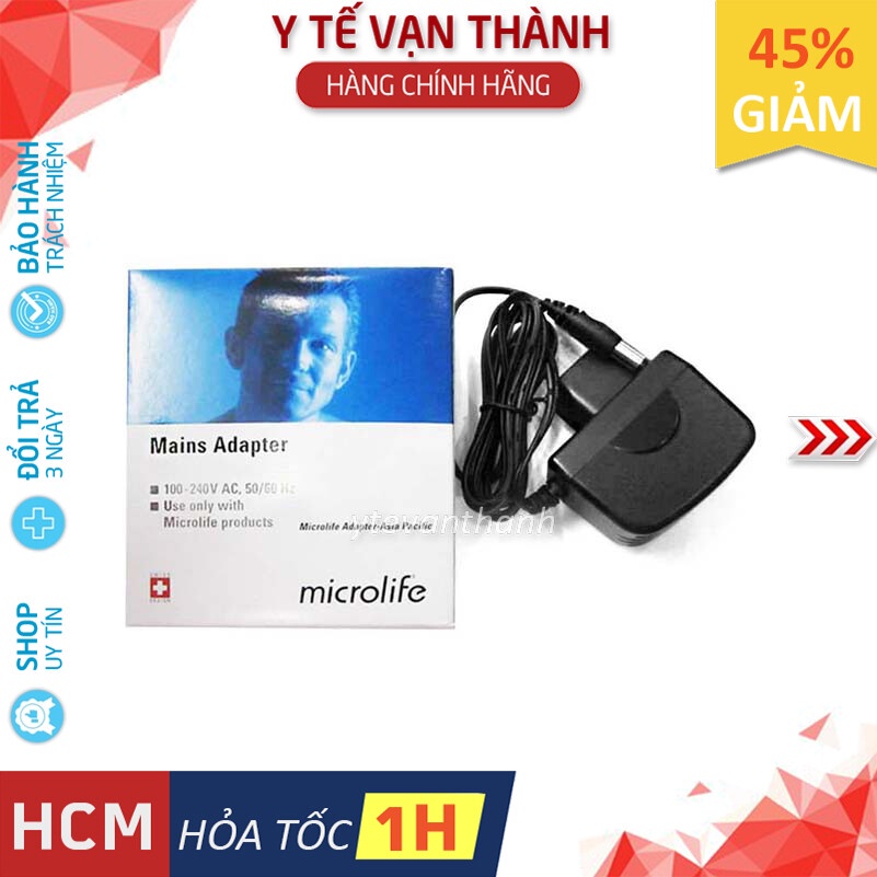 ✅ Bộ Đổi Điện (Cục Nguồn Adapter) Huyết Áp: Microlife (Chính Hãng) -VT0023