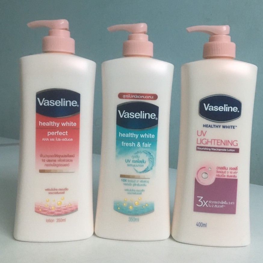 Sữa Dưỡng Thể Vaseline Healthy White 400ml Thái Lan