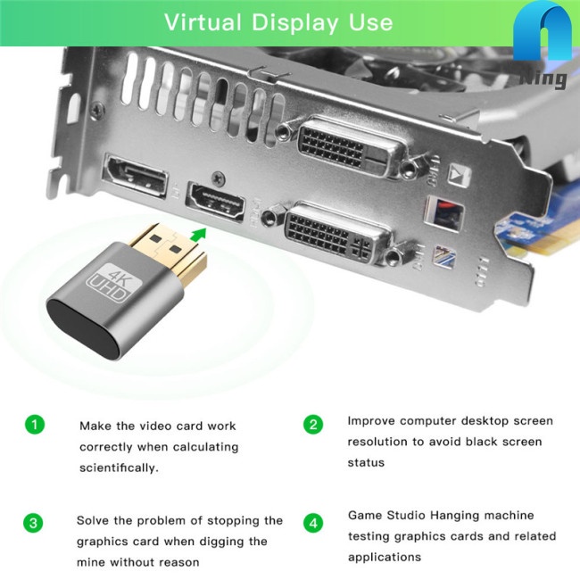 Đầu Chuyển Đổi HDMI 4K HDMI DDC EDID EDID Chuyên Dụng Chất Lượng Cao
