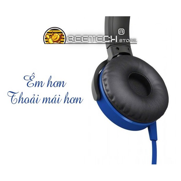 Tai nghe chụp tai Extrabass, tai phone có mic cho điện thoại, máy tính, laptop ... Beetech