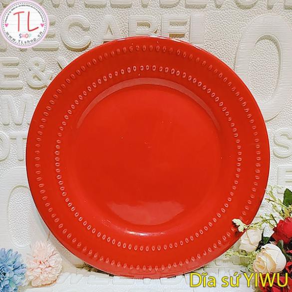 DĨA SỨ YIWU HỌA TIẾT  NỔI