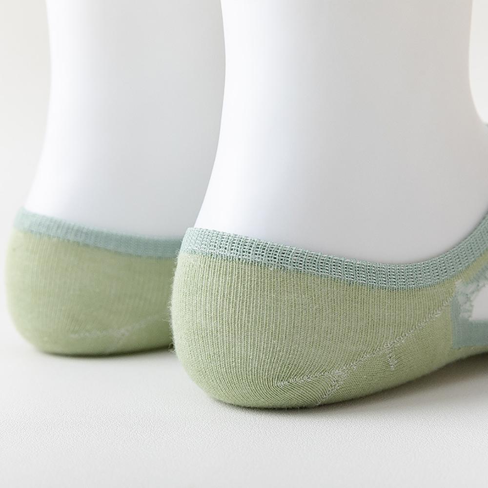 SOMEDAYZL Vớ Cotton Trong Suốt Phối Hoa Dễ Thương Thoải Mái Cho Bé Gái